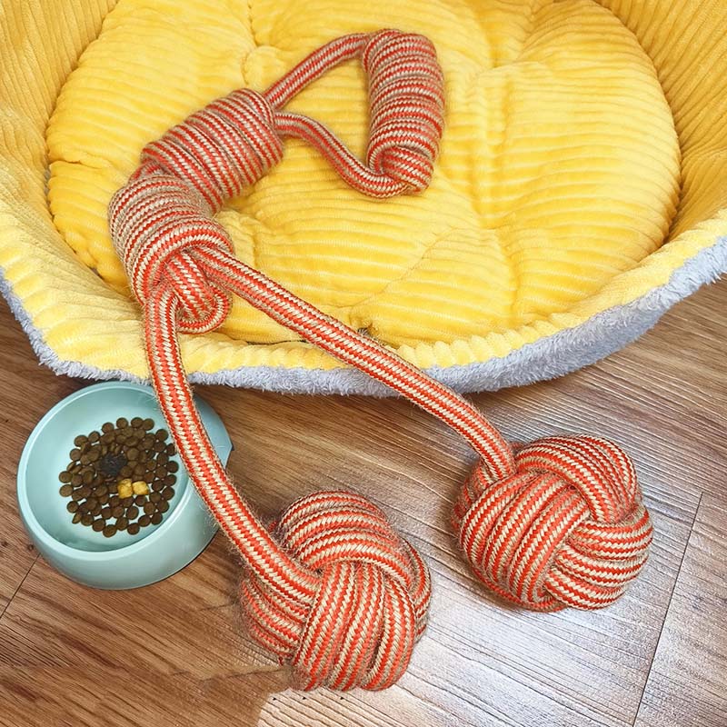 Pet Multi-nodum Funem trahens Toy