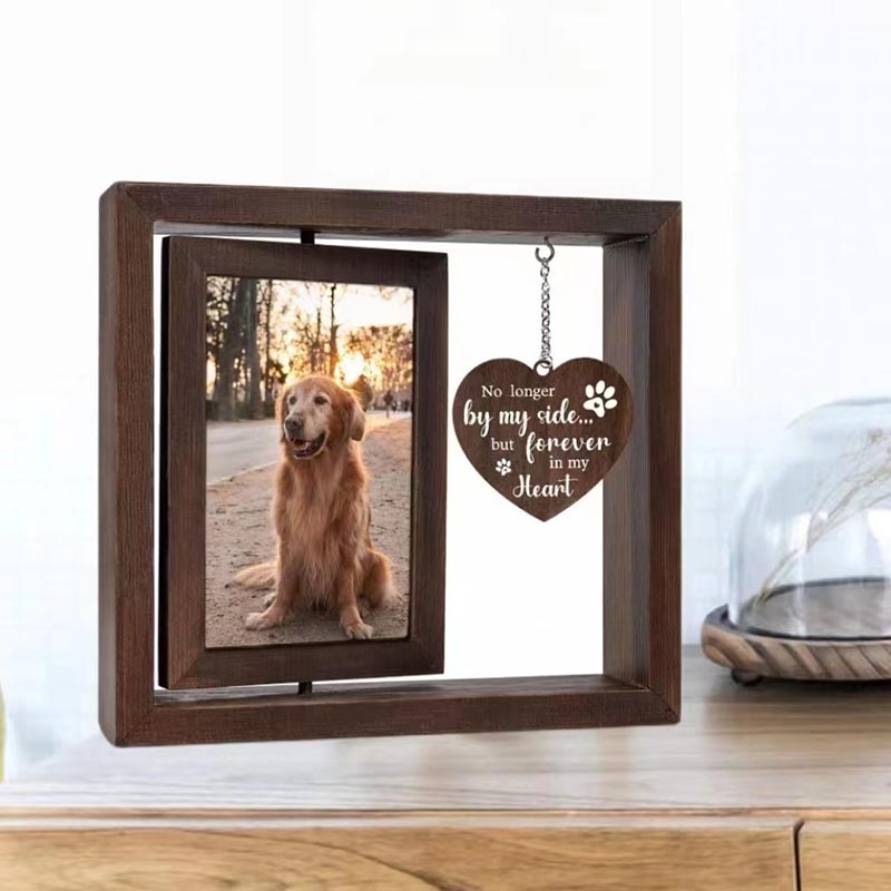 Canis ligneus mnemosynum Rotating Photo Frame